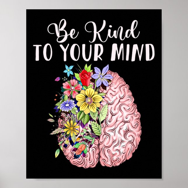 Kind To Your Mind Mental Health Awareness Month  Poster (Front)