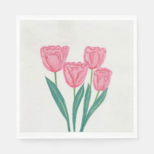 Kind Tulips Napkin