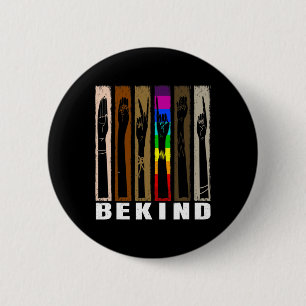 Kind Usa Sign Language Hand Talking Teachers Lgbtq 6 Cm Round Badge