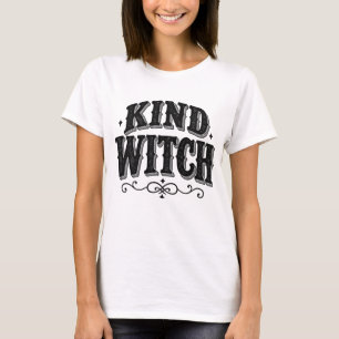Kind Witch Halloween Shirt - Womens Halloween