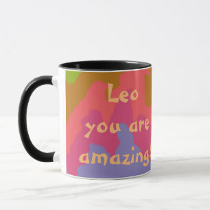 Kind Words Cool Arty Vibe Colorful Mug
