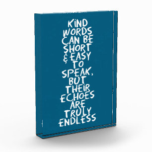Kind words photo block