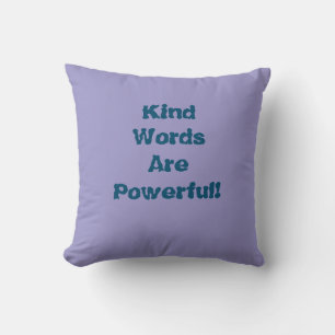 Kind Words (Purple) Cushion
