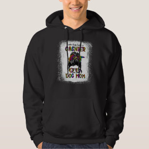 Kinda Busy Being A Cashier And A Dog Mum Mother's Hoodie