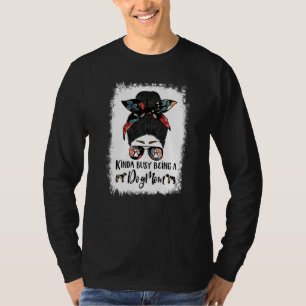 Kinda Busy Being A Dog Mom Rhodesian Ridgeback Mes T-Shirt