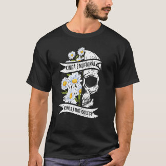 Kinda Emotional Kinda Emotionless Mental Health T-Shirt