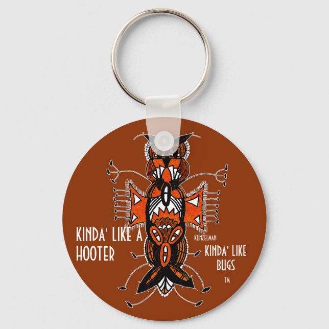 KINDA' LIKE A HOOTER KEY RING (Front)