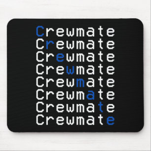 Kinda Sus Crewmate Shirt Kids Adults Gamer Novelty Mouse Pad