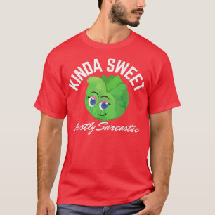Kinda Sweet Mostly Sarcastic Funny Vegetarian Vega T-Shirt
