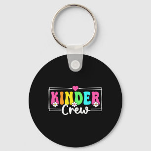 Kinder Crew Back To School Teachers Kindergarten Key Ring