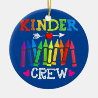 Kinder Crew Funny Kindergarten Teacher 1st Day of