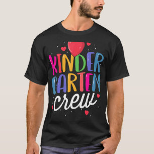 Kinder Crew Kindergarten Teacher 1st Day Of Schoo T-Shirt