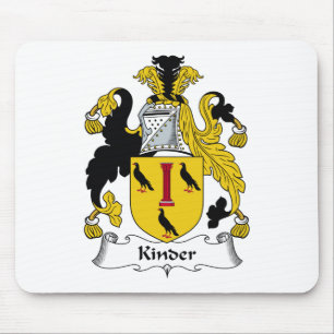 Kinder Family Crest Mouse Pad