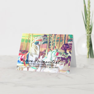 KINDER KAROSSELL Greeting Card