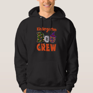 Kinder Student Teacher Halloween Kindergarten Boo  Hoodie