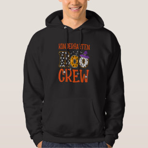 Kinder Student Teacher Halloween Kindergarten Boo  Hoodie
