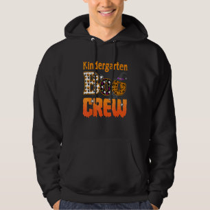 Kinder Teacher Student Halloween Kindergarten Boo  Hoodie