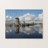 Kinderdijk Wind Mills Netherlands Holland Blades J