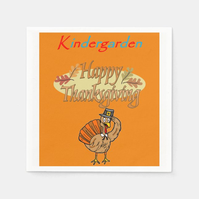 Kindergarden Paper Napkins (Front)