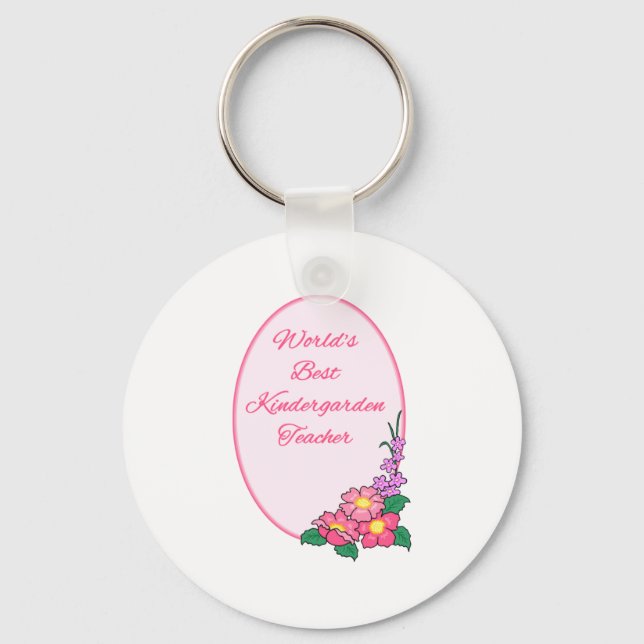 kindergarden Teacher Key Ring (Front)