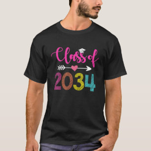 Kindergarten 2021 Graduation Tee Class Of 2034 Gro