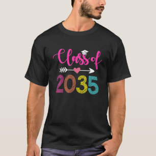 Kindergarten 2021 Graduation Tee Class Of 2035 Gro
