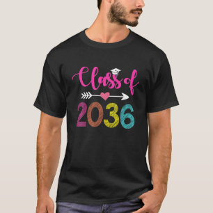 Kindergarten 2021 Graduation Tee Class Of 2036 Gro