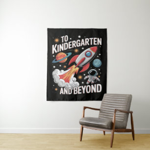 Kindergarten and Beyond Astronaut Back to School Tapestry
