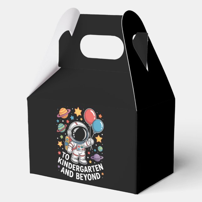 kindergarten and beyond astronaut space favour box (Front)
