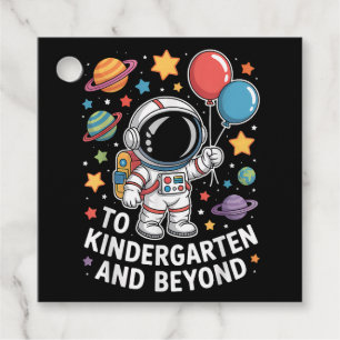 kindergarten and beyond astronaut space favour tags