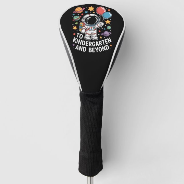 Kindergarten And Beyond Astronaut Space Golf Head Cover (Front)