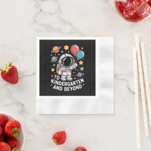 kindergarten and beyond astronaut space napkin