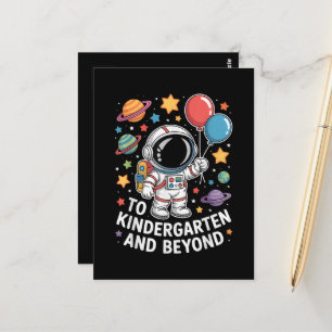 Kindergarten And Beyond Astronaut Space Postcard