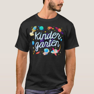 Kindergarten Astronaut Planets Space Back To T-Shirt