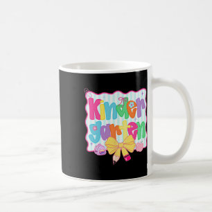 Kindergarten Back To School Coquette Preppy Pink B Coffee Mug