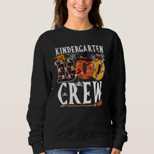 Kindergarten Boo Crew  Halloween Costume Teachers  Sweatshirt