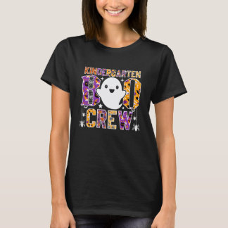 Kindergarten Boo Crew Teacher Student Halloween Co T-Shirt