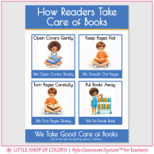 Kindergarten Book Care Teacher Anchor Chart