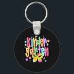 Kindergarten Bow Pencil Flowers Funny Back To Scho Key Ring<br><div class="desc">Kindergarten Bow Pencil Flowers Funny Back To School</div>