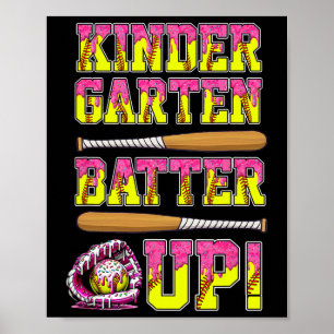 Kindergarten Butter Up Softll Ice Cream Ck To Scho Poster