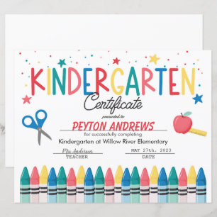 Kindergarten Certificate