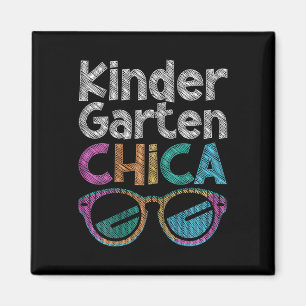 Kindergarten Chica Back To School Kindergarten Stu Magnet