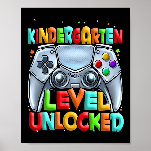 Kindergarten Ck To School Kids Level Kindergarten  Poster (Front)
