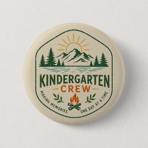 Kindergarten Crew Camp Badge Teacher Appreciation