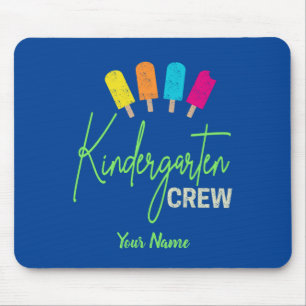 Kindergarten Crew for nursery school Child Vintage Mouse Pad