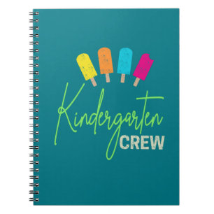 Kindergarten Crew for nursery school Child Vintage Notebook