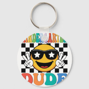 Kindergarten Dude 1st First Day Of School Boy Back Key Ring
