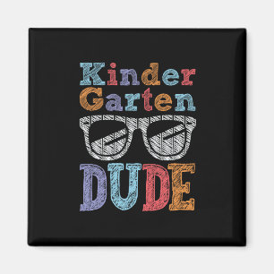 Kindergarten Dude Back To School Student Boy Girl Magnet