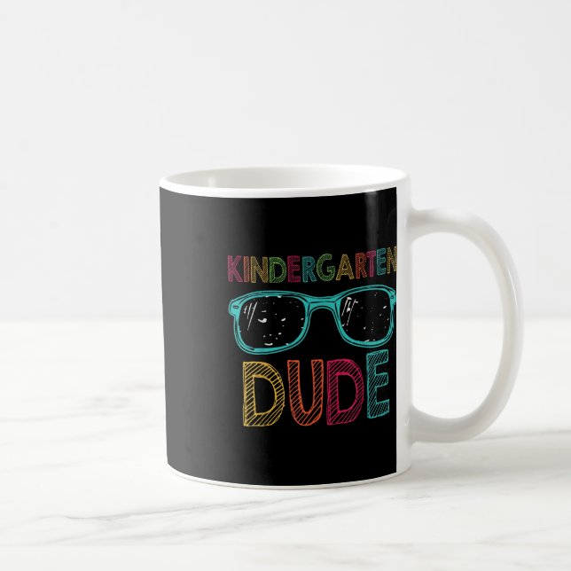 Kindergarten Dude Funny First Day Back To School S Coffee Mug (Right)