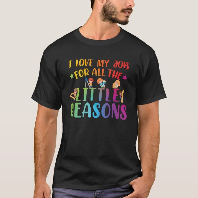 Kindergarten Elementary School Teacher T-Shirt (Front)
